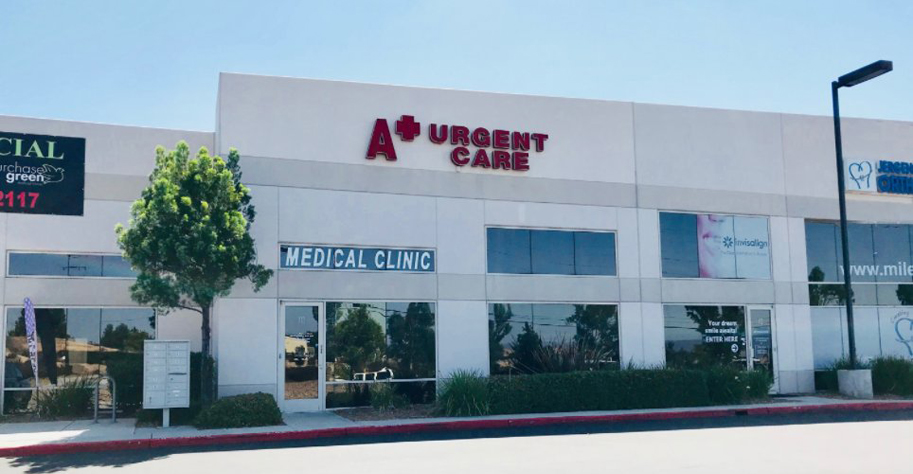 A+ Urgent Care - Murrieta/Technology Drive | Southwest Healthcare